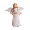 Angel Figurine Luxury Decorative Statuette Collectible Resin Sculpture for Living Room Bedroom Tabletop Decoration
