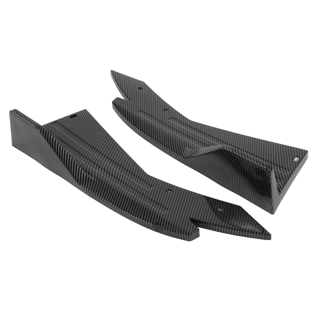 Rear Spoiler Bumper Lip Diffuser Splitter Canard Protector Carbon Fiber Style Side Skirt Universal Body Kit for Cars