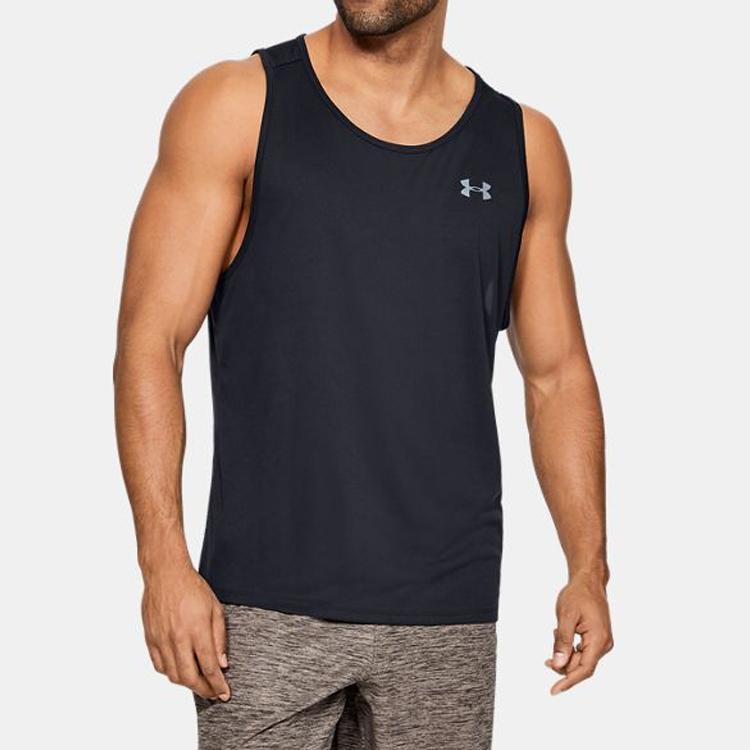 Under Armour UA Tech 2.0 Quick-Dry Running and Training Tank Top Men Tops Black 1328704-001