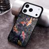 Koi Carp Fish Painting Phone Case for iPhone 17 16 15 Pro Max Air 14 13 12 11 Plus Shockproof Cover