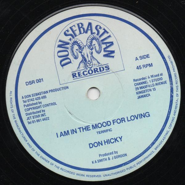 

12inch Record DON HICKY I Am In The Mood For Loving DSR001 Don Sebastian R UK Reggae Ska Dub Used