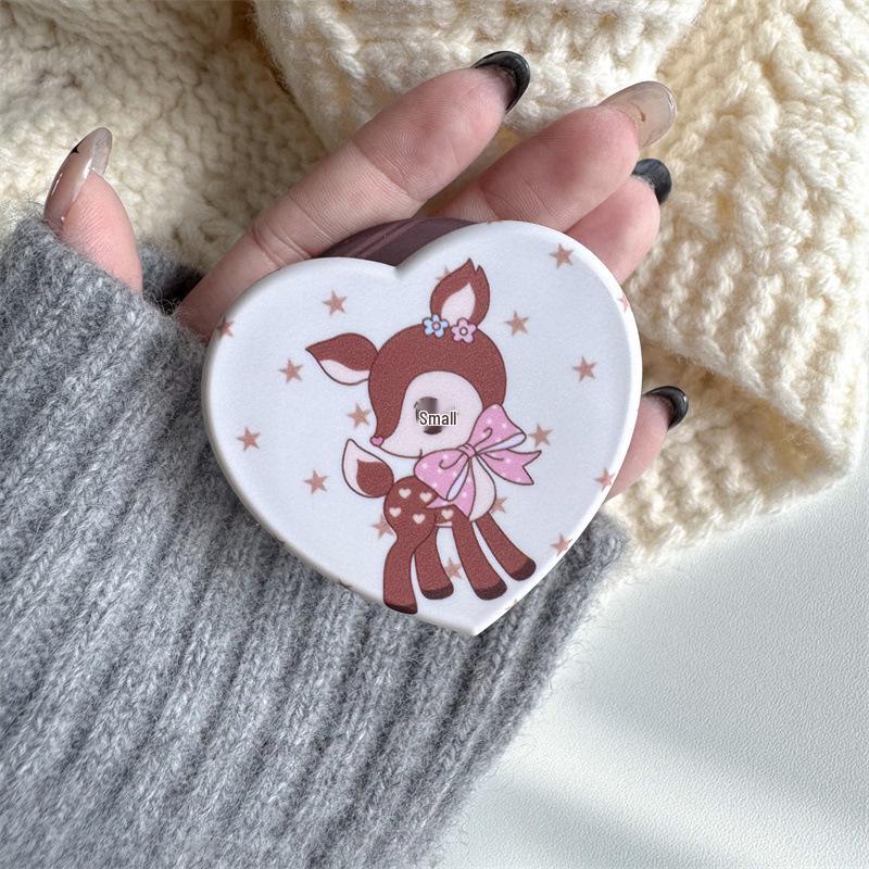 

Autumn/Winter Plaid Little Deer Case for iPhone 17 Pro Max & 16 Pro/15 Magnetic Hard Cover Magnetic Stand