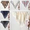 70x70cm Imitation silk Silk Scarf Print Bandana Women Hijab  Spring
