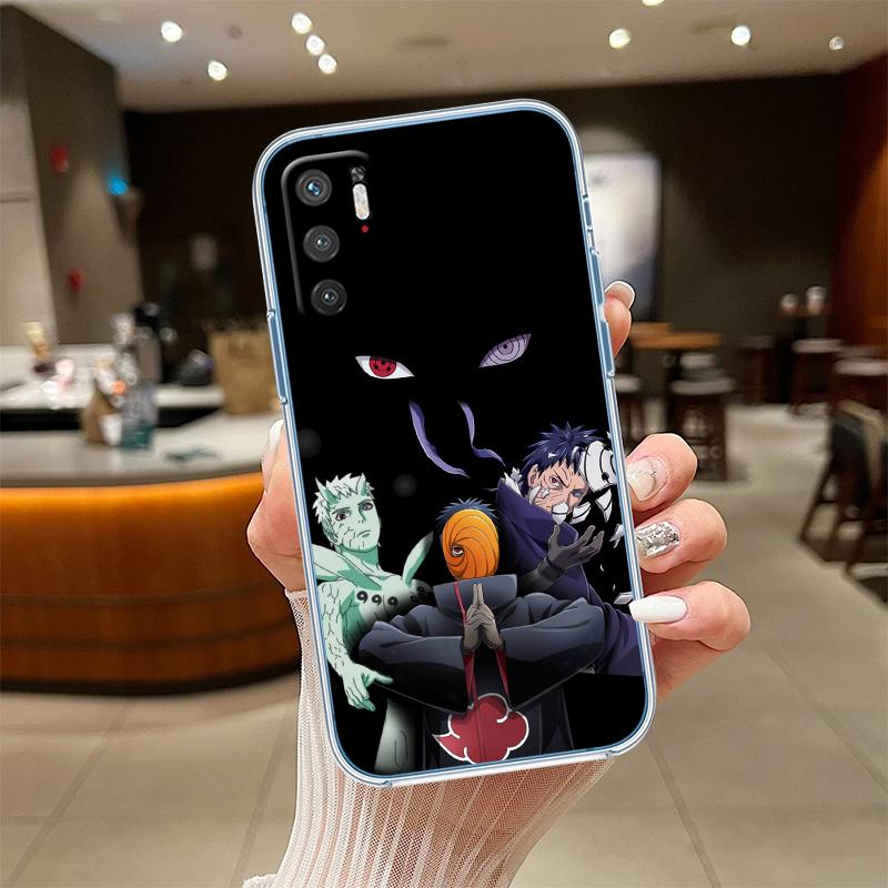 UP40 Naruto Obito Madara Transparent Phone Case for Samsung Galaxy A04 A04S A14 A23 A34 A54 M23 M33 M52 M53