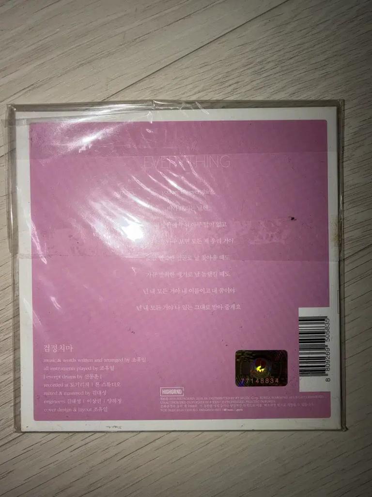 (Unopened) Black Skirt EVERYTHING CD