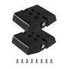 2 Pcs Motorcycle Rear Top Case Hinges Includes Two Nylon Hinges