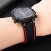 Silicone wristband For Timex E-tide Compass T2n720 T2n721 Tw2t76300 Tw2t76500 T45601 Rubber Men Watchband Sports Strap free tool