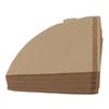 100pcs Coffee Filters Soft Texture Wood Pulp Coffee Filter Paper Cone for Drip Coffee Maker