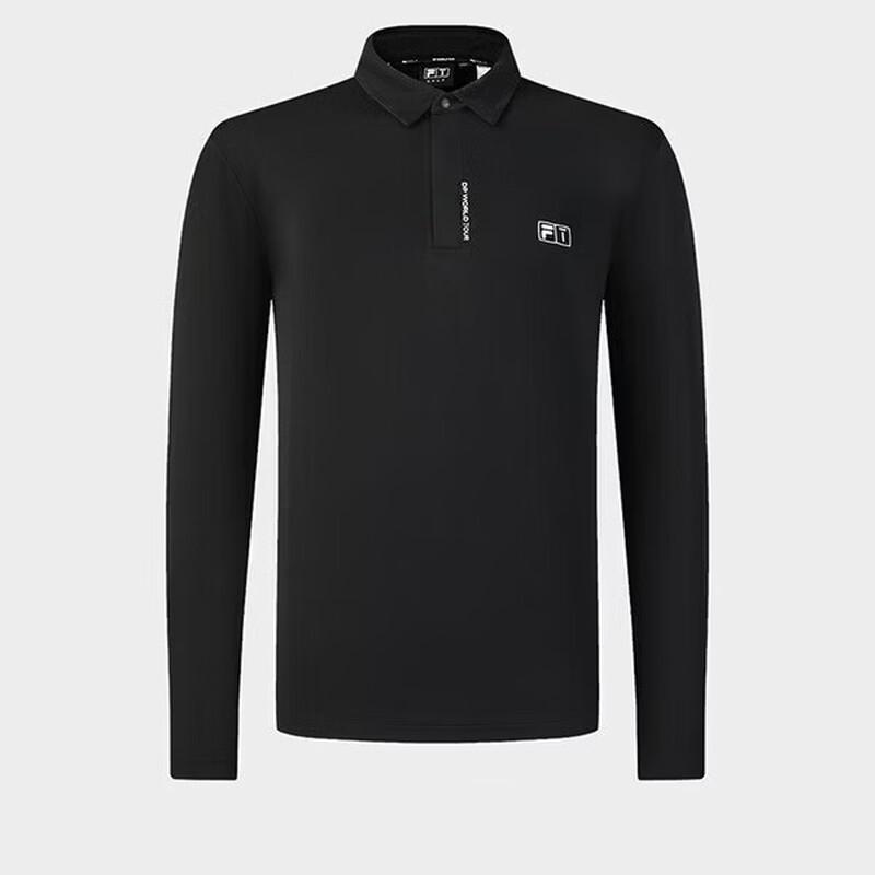 

FILA Men s 2026 Spring Golf Anti-Sun Knit Long-Sleeve Polo Shirt XL
