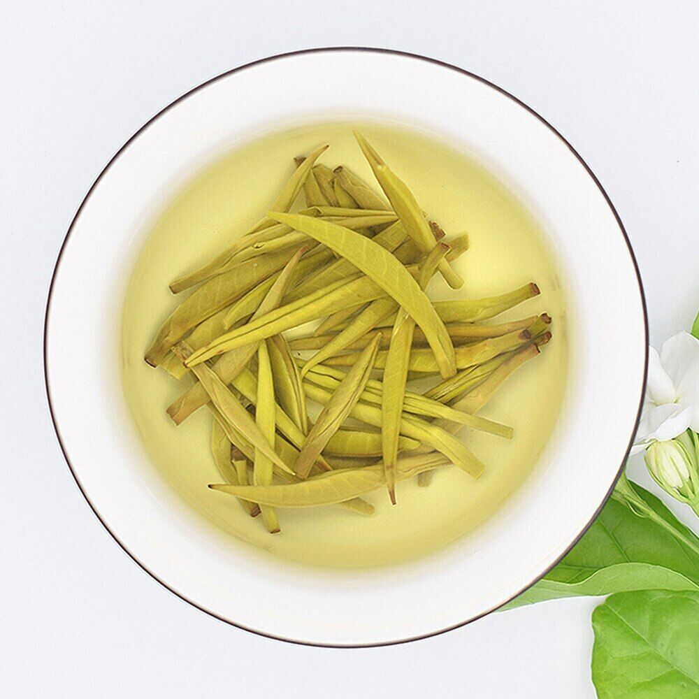 Чай Jasmine King 2023 Silver Needle Зеленый чай с ароматом жасмина в металлической — фото 6