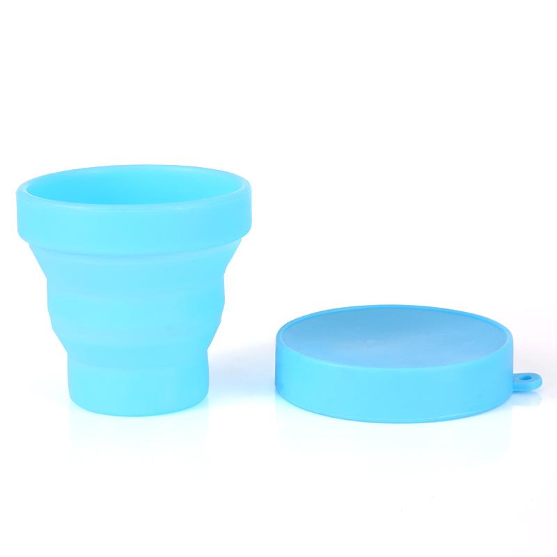 FAIS DU Folding Cup 200ml BPA FREE Food Grade Silicone Water Cup Easy To Carry Silicone Retractable Environmental Friendly Drinkw Practical Use