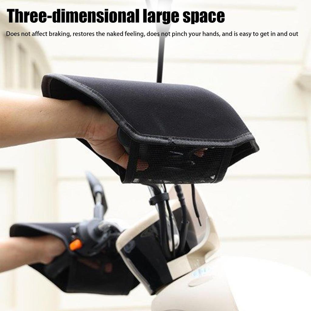 Handlebar Gauntlets Motorcycle Handlebar Sun Protection Hand Covers Windproof Hand Covers Waterproof Grip Accessories for Riding