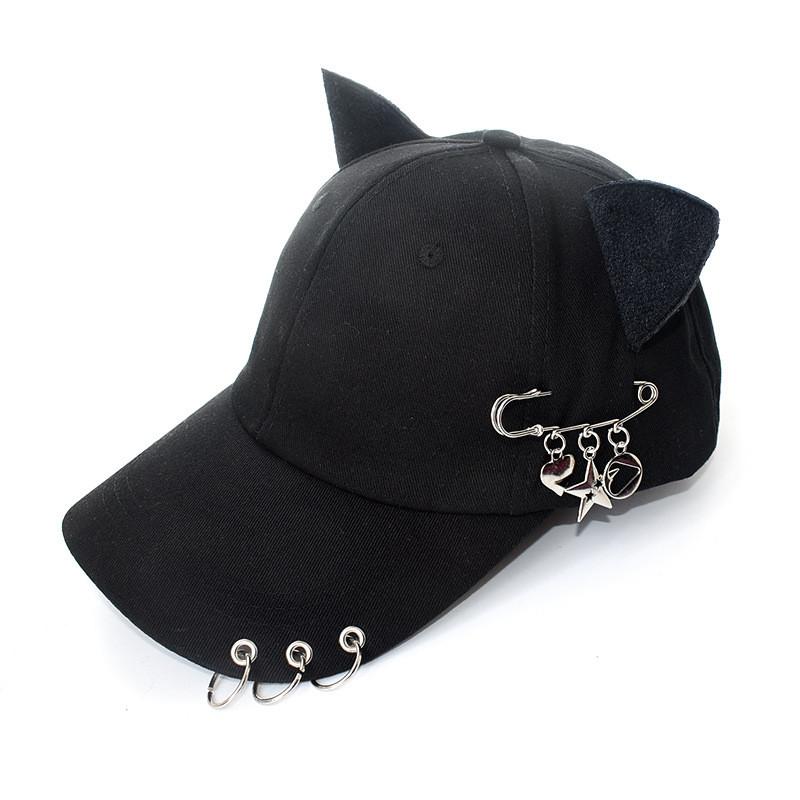 Baseball Cap With Metal Decor For Casual Wear And Sun Protection