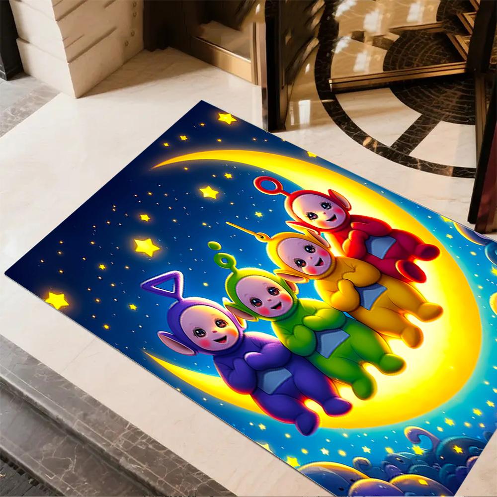 Teletubbies Moon Night Carpet Suitable for Game Room Bedrooms Kitchen Outdoor Antislip Carpet Office home decor Perfect Gift for Women/Men