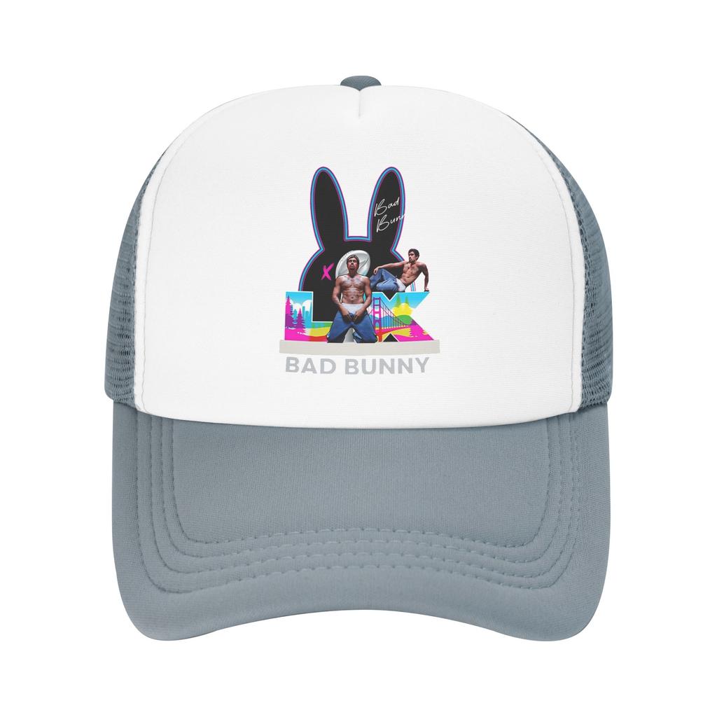 Summer Mesh Sun Hats Summer Baseball Cap Vintage Hip Hop Hats Bads Bunnys Unisex Men Print Kpop Rock Dropshipping Baseball Cap