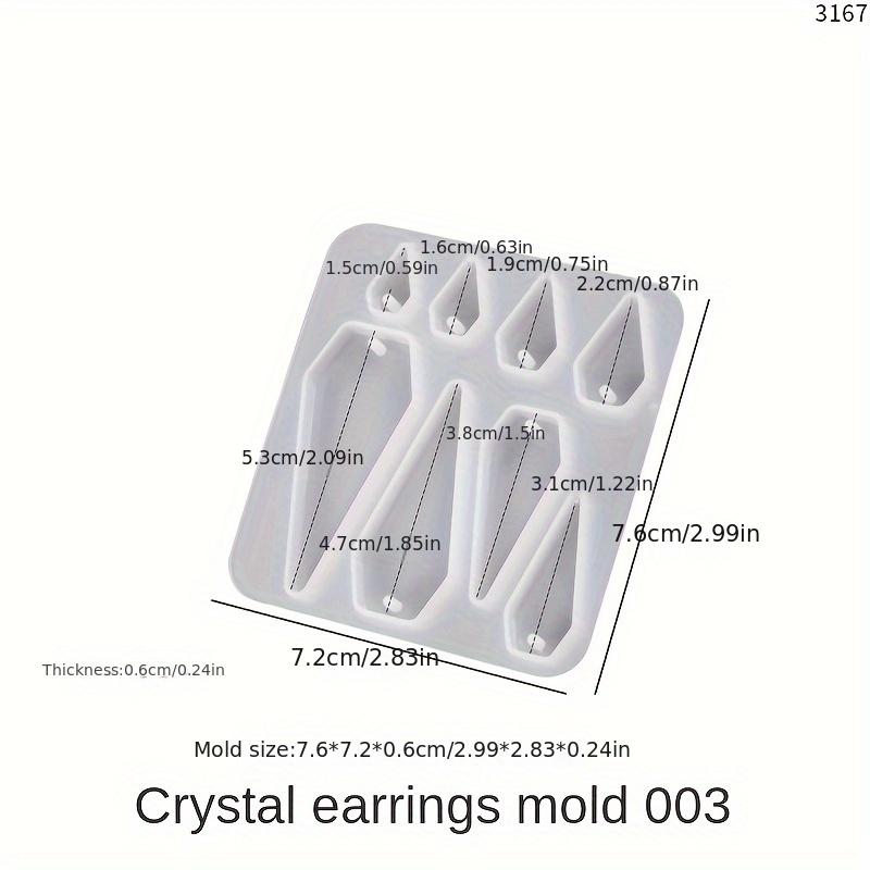 

Geometry Star Moon Cat Paw Resin Earring Mold Silicone Resin Jewelry Molds for Epoxy Resin Dangle Pendant Molds for Women