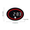 Motorbike Digital Clock Real-Time Monitoring Motorbike Digital Clock Voltage Gauge For Women Teens Cycling Enthusiasts Commuting
