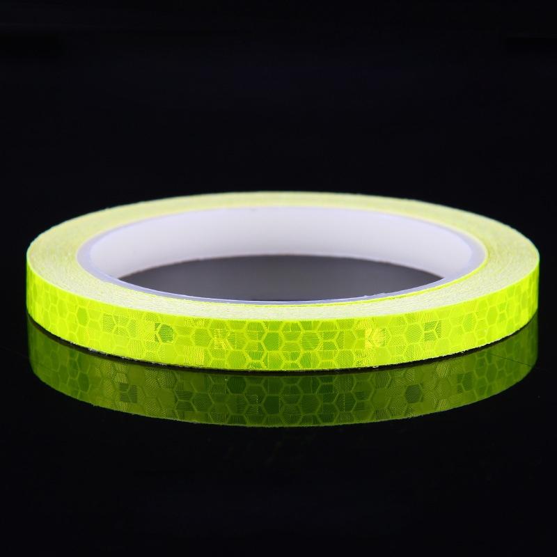 Luminous Reflective Sticker Tape for Bike Car Motorcycle 8m Wheel Visibility