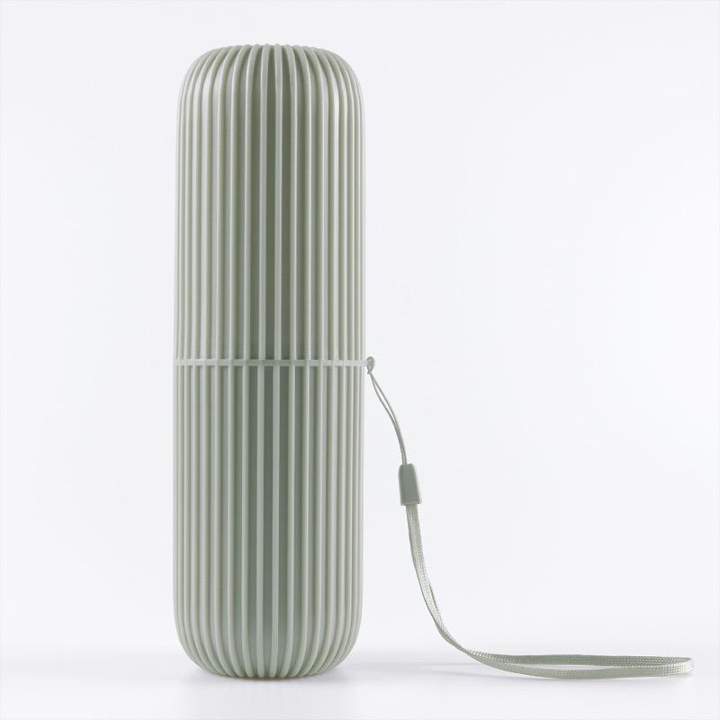 Travel Mouthwash Cup Portable Cute Essential for Business Trips Toothbrush Case with Lid Multifunctional Storage Set