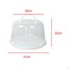 10 inch Cake Carrier with Foldable Handle Portable Box Muffin Tart Cookie Dessert Keeper