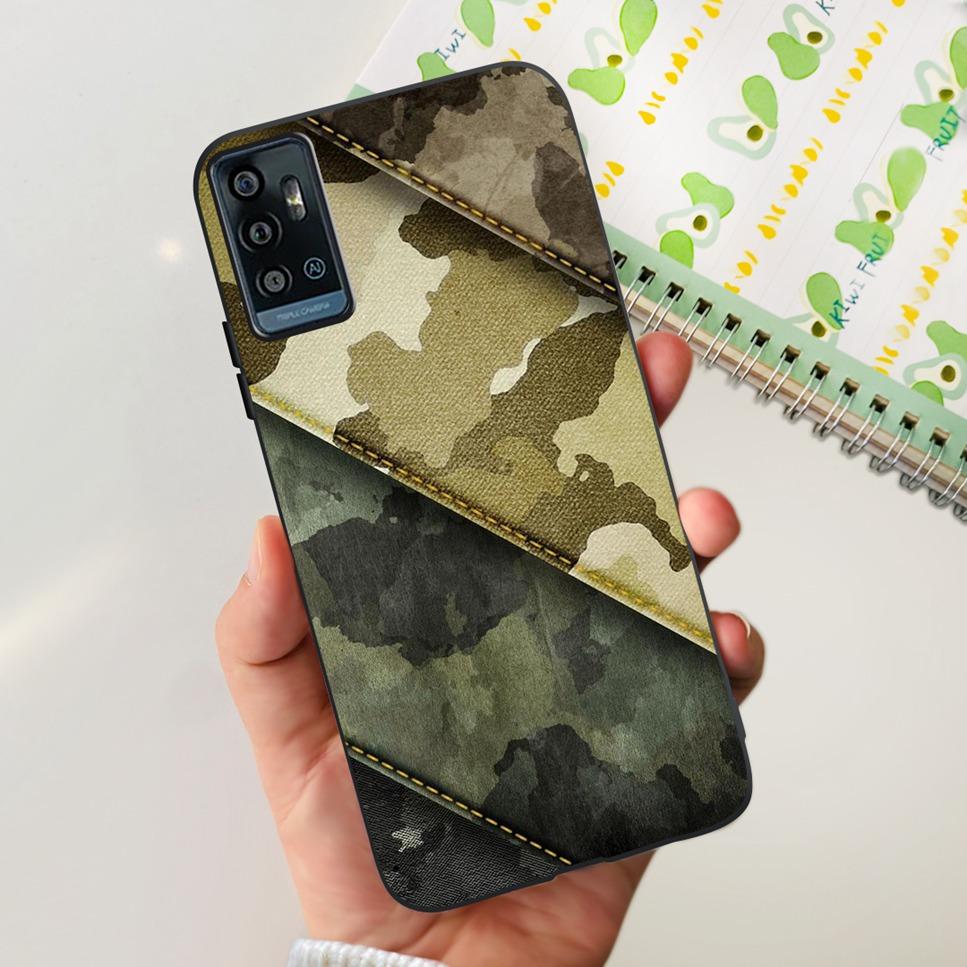 For ZTE Blade A71 6.52" Case Cartoon Dinosaur Football TPU Soft Silicone Cover For ZTE Blade A71 2021 A7030 Phone Cases Fundas
