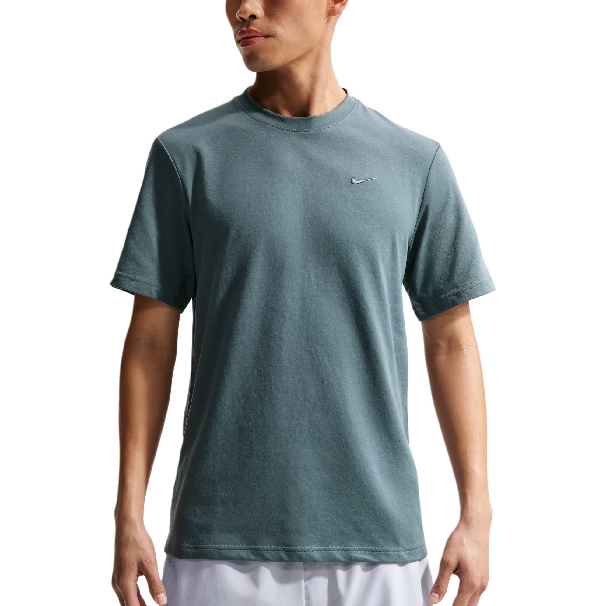 Nike Dri-Fit Primary Moisture-Wicking Breathable Training Crew Neck Embroidered Short Sleeve Running T-Shirt Men Tops DV9832-382 M