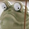 Large Eye Frogs Incenses Holder Ceramics Animal Miniature Statue Incenses Burners for Living Room or Bedroom