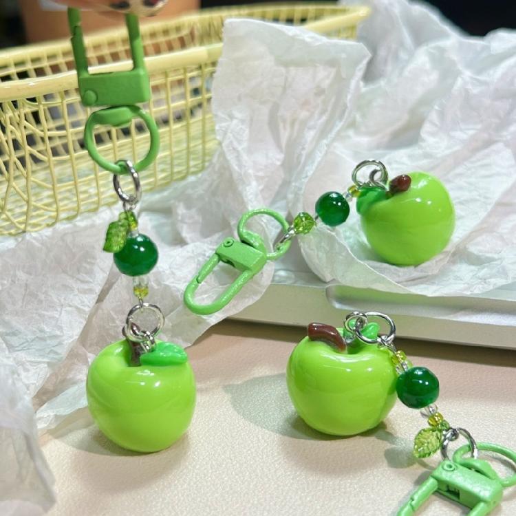 Sturdy Apples Keychain In Red And Green For Key Organization And Gifts
