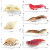 Simulated Marine Creature Model Pippi Shrimp, Snowman Crab, Conch King, Pedal Insect, Submarine Animal Ornament