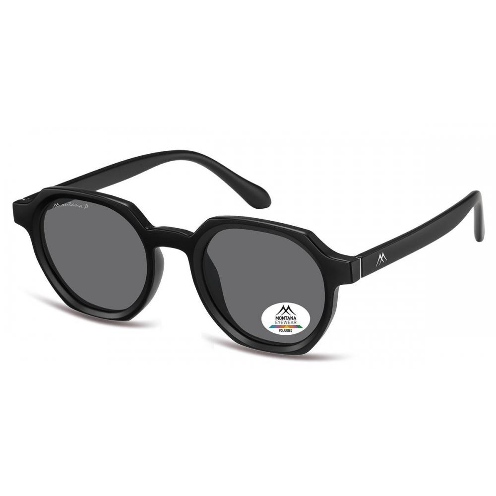 

Montana Eyewear Mp62 Polarized Mp62 Unisex Sunglasses Matte Black/49