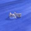 Adjustable Angel Demon Wing Ring Men Women Vintage Retro Style Plated Geometric Statement Jewelry