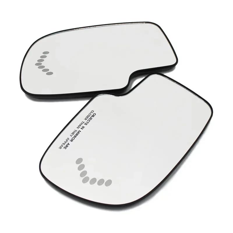 For Chevy Chevrolet Avalanche Silverado Suburban Tahoe 1500 3500 Door Wing Rearview Mirror Glass Side Mirror Lens Heated Glass 