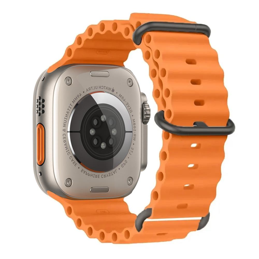 Ocean Band for Watch Ultra 3 Series 11 10 9 7 8 6 SE 49mm 45mm 46mm 42mm 44mm 40 41 Silicone Bracelet Correa iWatch Strap