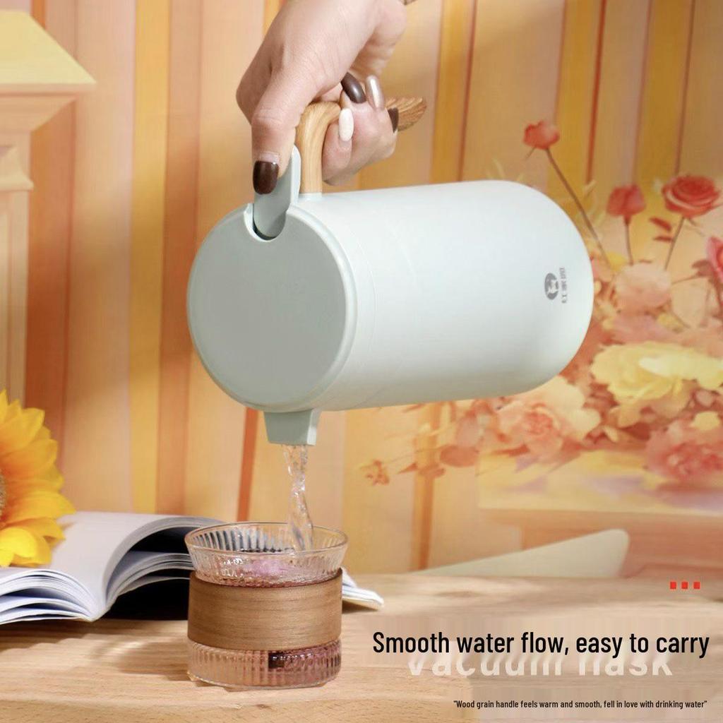 Hong Jiayuan Large Capacity Thermos - 304 Stainless Steel Coffee and Water Bottle for Home, Office, and Business Use