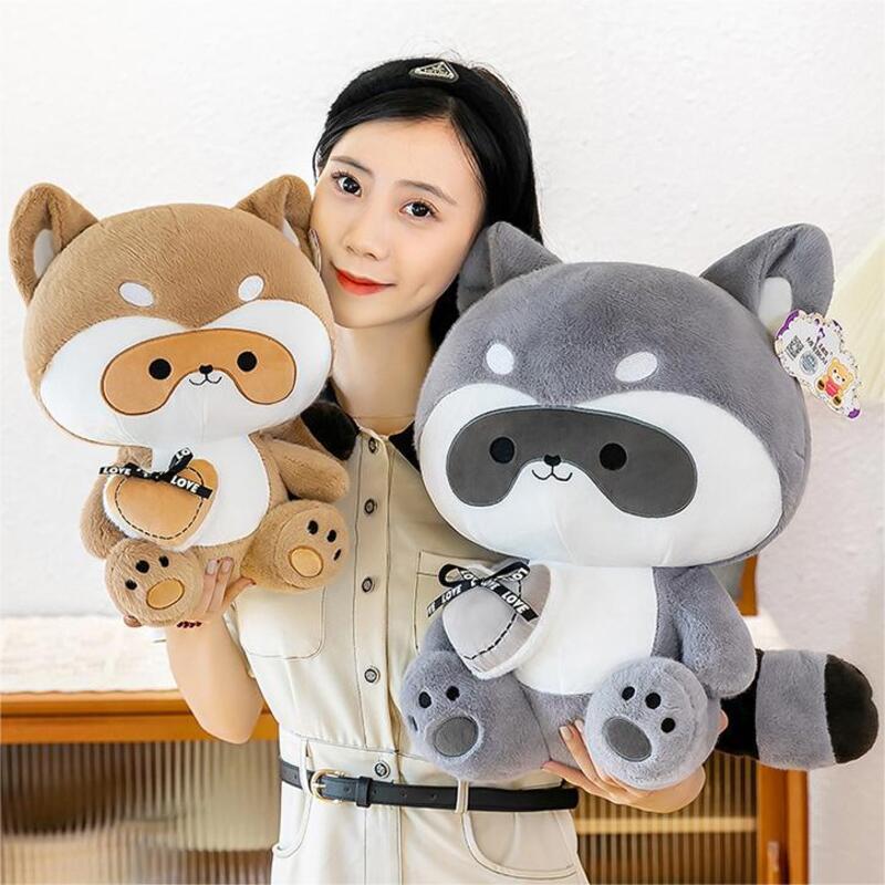Cute Raccoon Plush Toy For Girls Perfect Companion For Bedtime