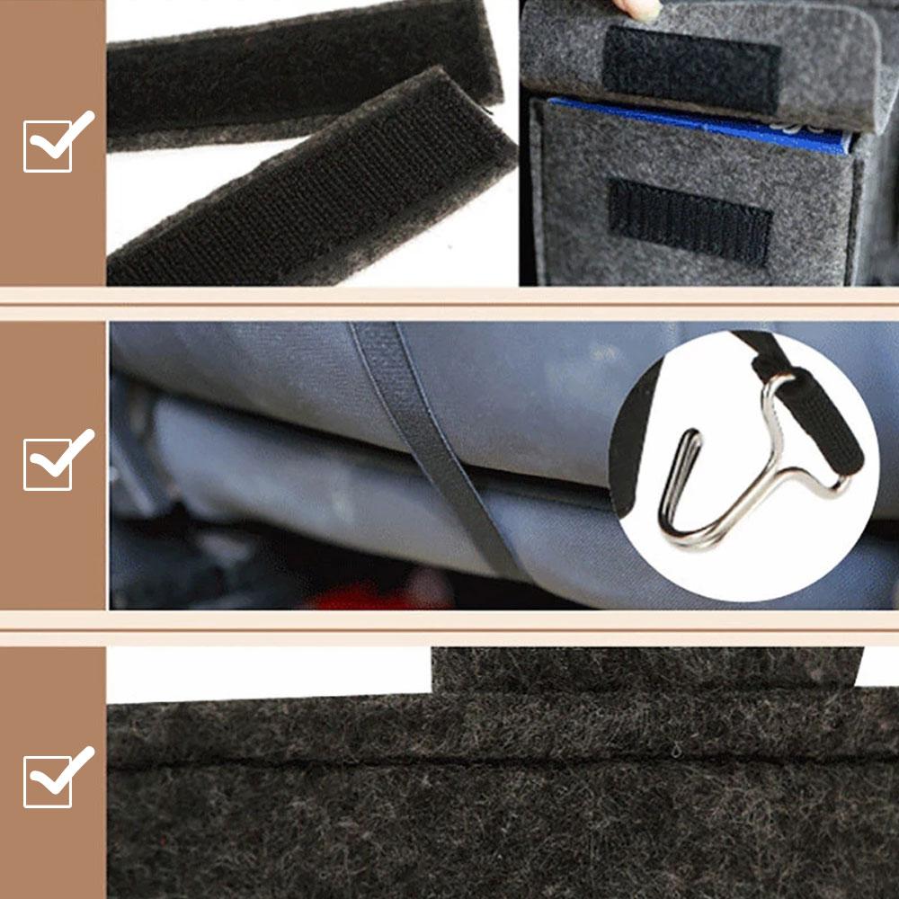 1Pc Car Storage Travel Hanger Creative Car Storage Hanging Seat Back Bag Universal Auto Capacity Pouch Container Accessories