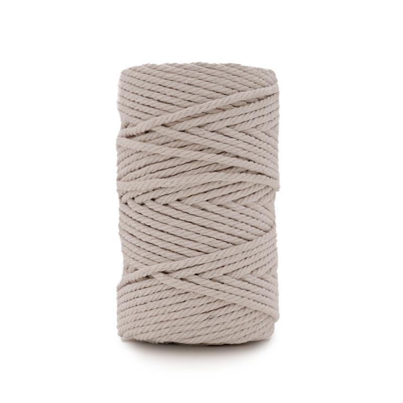 DIY 50 Yards Cotton Rope 3mm Colored Cotton Rope Handmade Cotton Thread Rope Woven Tapestry Rope Binding Rope, Gift Packaging Rope