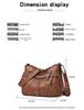Elegante Retro Leder Crossbody Wickeltasche - Leicht, Stilvolles Europäisches & Amerikanisches Design