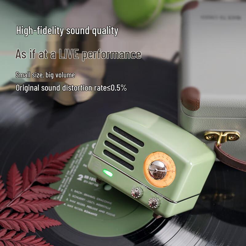 Mao Wang Elvis OTR Portable Bluetooth Speaker with Radio CN plug (adapter included)