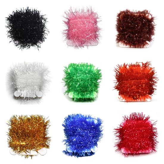 200CM Fly Fishing Lure Tying Thread Bass Trout Fly Bait Hook Tying Tinsel Line Spool Fly Tying Material Fishing Accessories