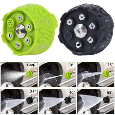 6-in-1-Wasserpistolen, Düsenspitze, einstellbar, 3600 PSI, Hochdruckreinigerdüse, 1/4 Zoll, schnelle Umstellung für die Gartenbewässerung