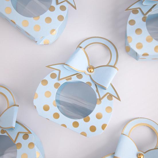 5 Stück Süßigkeitenboxen Zarte Festivalpapier Schöne bedruckte Süßigkeiten Gastgeschenkboxen Partyzubehör