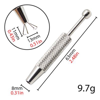 1PC Copper 63mm Gemstone Gripper Electronic Components Jewelry Broken Diamond Jewelry Four Claw Clamping Tool Set
