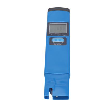 Aquarium Water Meter 3 In 1 Design Digital Backlit Display Hydrogen Temp Water Tester for Pond Fish  
