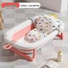 Foldable Baby Bathtub - Large, Sit or Lie for Kids, Newborn Bath Essentials for Home Use