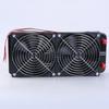 Aluminum Computer Radiator Water Cooling Cooler 2 Fans 240mm For CPU Heatsink
