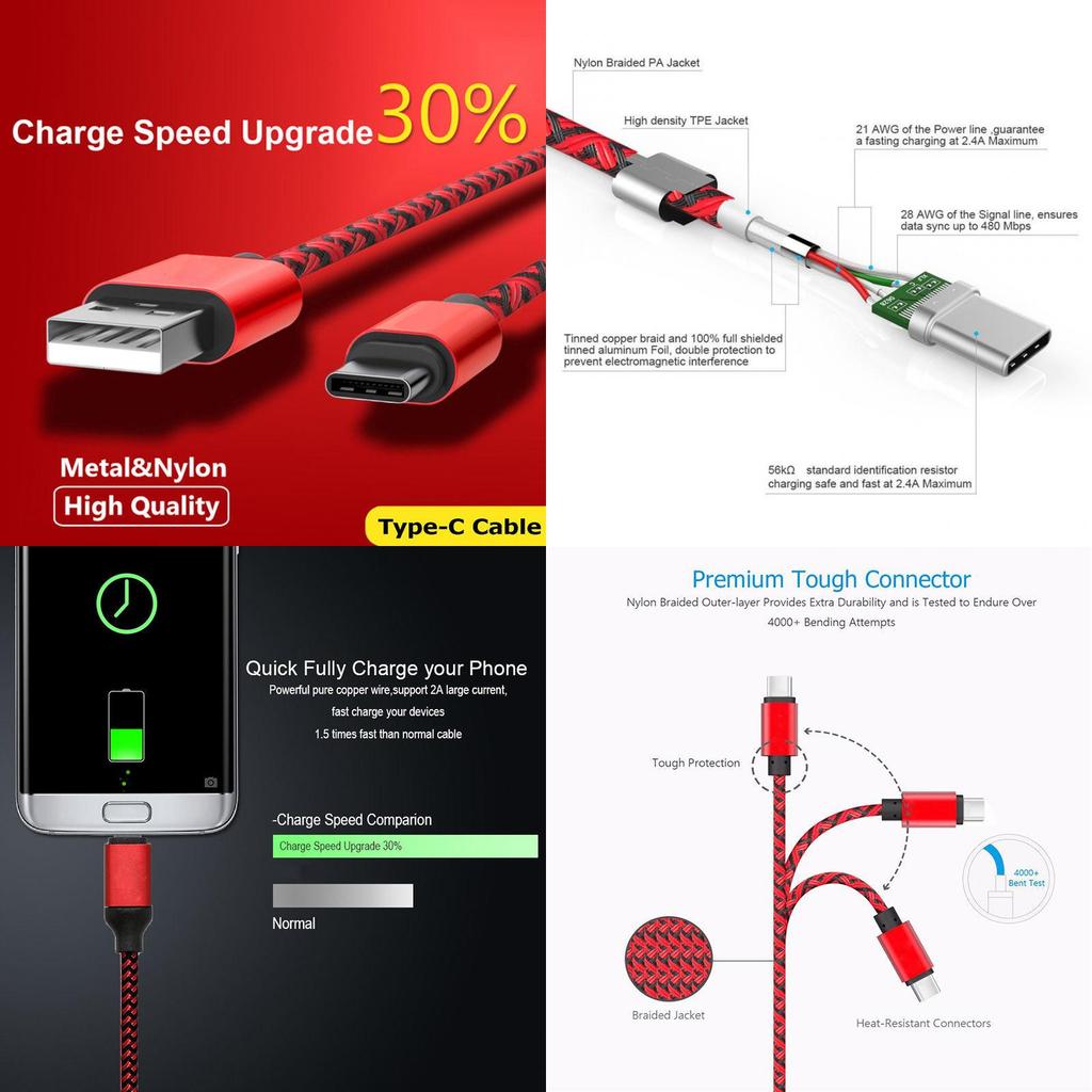 1 Schnelllade-Datenkabel für das Samsung Galaxy S8/plus