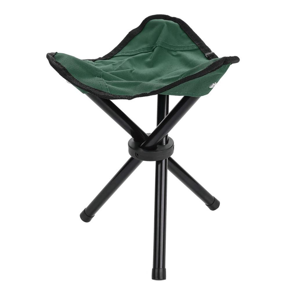 

Portable Collapsible Fishing Chair with Carry Strap 3 Legs Tripod Chair 3 Colors Lightweight Outdoor Chair Hiking