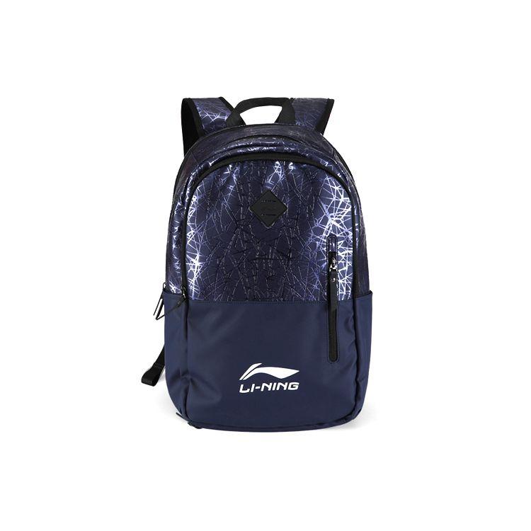 Li Ning Профессиональный Бадминтон Теннис Спорт Полиэстеровый Рюкзак Унисекс Рюкзаки Синий ABSQ388-3 Blue