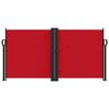 VidaXL Retractable Side Awning Red 120x1000 Cm, Garden Privacy Screen, Balcony Windbreak, Outdoor Screen, 4004702